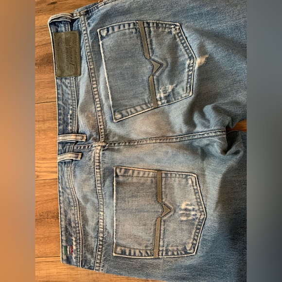 Vintage Diesel Industry Distressed Jeans Size 36/32 - Picture 4 of 8